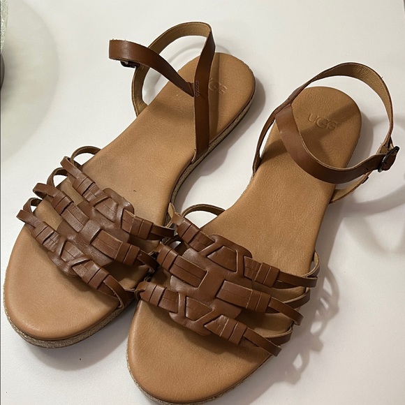 UGG Brown Sandals in Size 10 - Picture 1 of 6